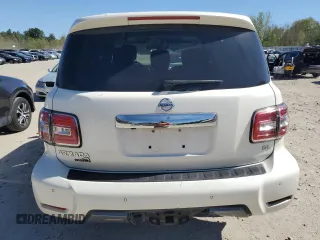 2019 Nissan Armada SL z VIN JN8AY2NC4K9588967, wystawiony jako Copart lot #54489435 z przebiegiem 97 046 mil mil oraz Szkody całkowita. Historia ofert i sprzedaży dostępna na DreamBid. Obrazek 6.