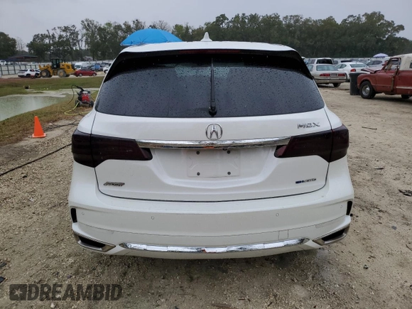 2020 Acura MDX Sport Hybrid w/Technology Pkg with VIN 5J8YD7H54LL000541, listed as a Copart auction lot 46041845 with 0 mi miles and Non Repairable. Bid and sale history available at carsss.com. Image 6.