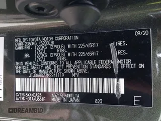 2021 Lexus NX with VIN JTJDARDZ7M2241119, listed as a IAAI auction lot 41188266 with 48,701 mi miles. Bid and sale history available at carsss.com. Image 9.