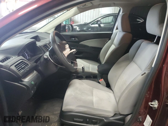 2016 Honda CR-V EX with VIN 2HKRM4H53GH692593, listed as a Copart auction lot 51009815 with 132,337 mi miles and Non Repairable. Bid and sale history available at DreamBid. Image 7.