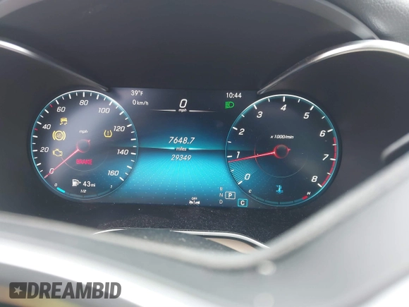 2021 Mercedes-Benz C 300 with VIN W1KWF8EB8MR604811, listed as a IAAI auction lot 41507214 with 29,349 mi miles and . Bid and sale history available at DreamBid. Image 7.