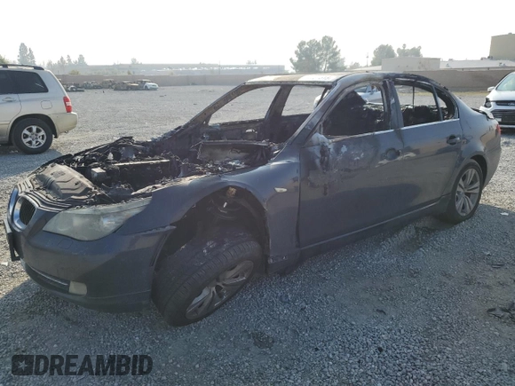 2009 BMW 5 Series 528i with VIN WBANU53509C119867, listed as a Copart auction lot 44187515 with Not Provided miles and Non Repairable. Bid and sale history available at carsss.com. Image 1.