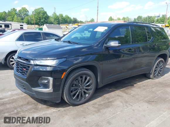 2023 Chevrolet Traverse RS z VIN 1GNERJKW0PJ261238, wystawiony jako IAAI lot #42216461 z przebiegiem 33 289 mil mil oraz . Historia ofert i sprzedaży dostępna na DreamBid. Obrazek 18.