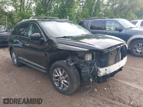 2014 Infiniti QX60 with VIN 5N1AL0MM3EC546351, listed as a IAAI auction lot 42196214 with 199,071 mi miles and . Bid and sale history available at DreamBid. Image 1.