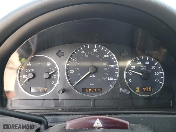 2005 Mercedes-Benz M-Class 3.7L with VIN 4JGAB57E35A546639, listed as a Copart auction lot 50201805 with 88,710 mi miles and Salvage Title. Bid and sale history available at carsss.com. Image 9.