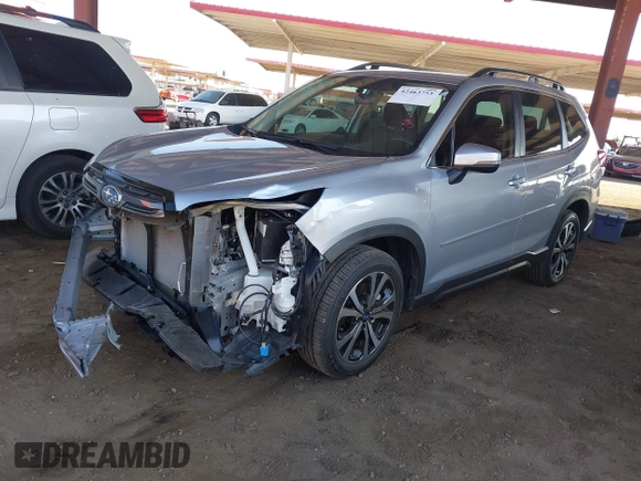 2022 Subaru Forester Limited with VIN JF2SKAPC0NH483301, listed as a IAAI auction lot 42463755 with 14,530 mi miles and . Bid and sale history available at DreamBid. Image 2.