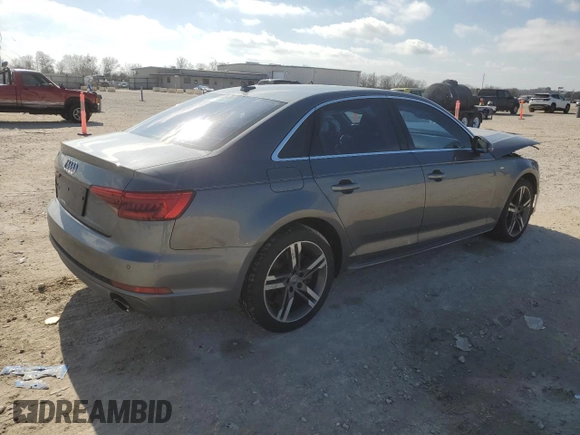 2017 Audi A4 Premium Plus with VIN WAULNAF44HN008578, listed as a Copart auction lot 43667935 with 90,693 mi miles and Salvage Title. Bid and sale history available at carsss.com. Image 3.