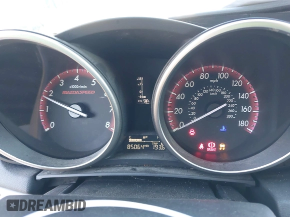 2013 Mazda 3 Mazdaspeed3 Touring with VIN JM1BL1L37D1805781, listed as a IAAI auction lot 40712091 with 85,064 mi miles and . Bid and sale history available at DreamBid. Image 7.