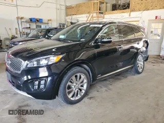 2018 Kia Sorento SX Limited z VIN 5XYPKDA59JG360244, wystawiony jako Copart lot #48507535 z przebiegiem 54 464 mil mil oraz Szkoda całkowita • Salvage title. Historia ofert i sprzedaży dostępna na DreamBid. Obrazek 1.
