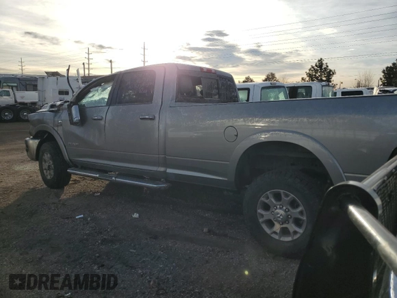 2022 Ram 2500 Laramie with VIN 3C6UR5KL1NG381203, listed as a Copart auction lot 84651604 with 42,195 mi miles and Salvage title. Bid and sale history available at DreamBid. Image 2.