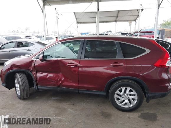 2015 Honda CR-V EX with VIN 2HKRM3H5XFH532199, listed as a IAAI auction lot 42158339 with 41,870 mi miles and . Bid and sale history available at carsss.com. Image 14.