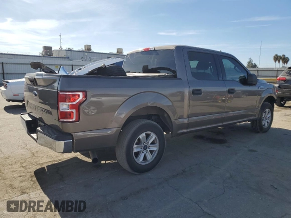 2020 Ford F-150 XL with VIN 1FTEW1C52LFA97821, listed as a Copart auction lot 42384905 with 41,867 mi miles and Salvage Title. Bid and sale history available at carsss.com. Image 3.