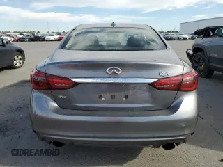 2019 Infiniti Q50 Luxe with VIN JN1EV7AR7KM557533, listed as a Copart auction lot 52172225 with 97,270 mi miles and Salvage title. Bid and sale history available at DreamBid. Image 6.