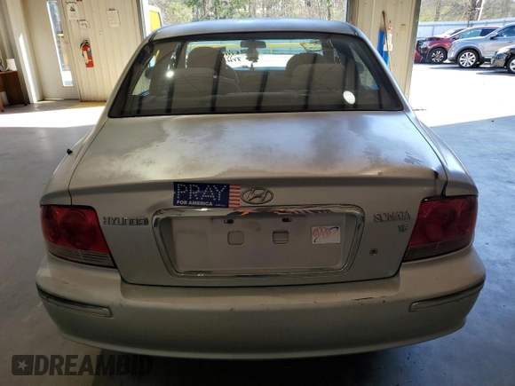 2004 Hyundai Sonata with VIN KMHWF25H04A039699, listed as a Copart auction lot 48349465 with 164,178 mi miles and Salvage Title. Bid and sale history available at carsss.com. Image 6.
