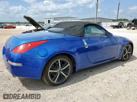 2006 Nissan 350Z Touring z VIN JN1AZ36A36M450869, wystawiony jako Copart lot #59898195 z przebiegiem 160 031 mil mil oraz Czysty tytuł • Clean title. Historia ofert i sprzedaży dostępna na DreamBid. Obrazek 3.