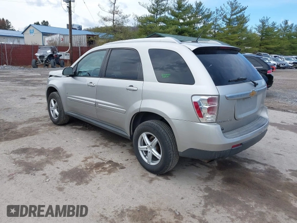 2008 Chevrolet Equinox LT with VIN 2CNDL43F886077794, listed as a IAAI auction lot 41846352 with 148,000 mi miles. Bid and sale history available at carsss.com. Image 3.