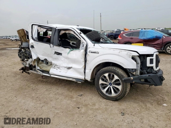2019 Ford F-150 XL z VIN 1FTEW1EP3KKE75892, wystawiony jako Copart lot #58971945 z przebiegiem 97 454 mil mil oraz Szkoda całkowita • Salvage title. Historia ofert i sprzedaży dostępna na DreamBid. Obrazek 4.
