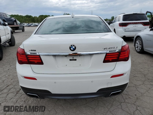 2014 BMW 7 Series ALPINA B7 xDrive with VIN WBAYF8C57ED142575, listed as a Copart auction lot 50790754 with 95,676 mi miles and Salvage Title. Bid and sale history available at DreamBid. Image 6.