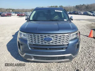 2018 Ford Explorer Platinum with VIN 1FM5K8HT5JGC38878, listed as a Copart auction lot 46522295 with 81,768 mi miles and Salvage Title. Bid and sale history available at DreamBid. Image 5.