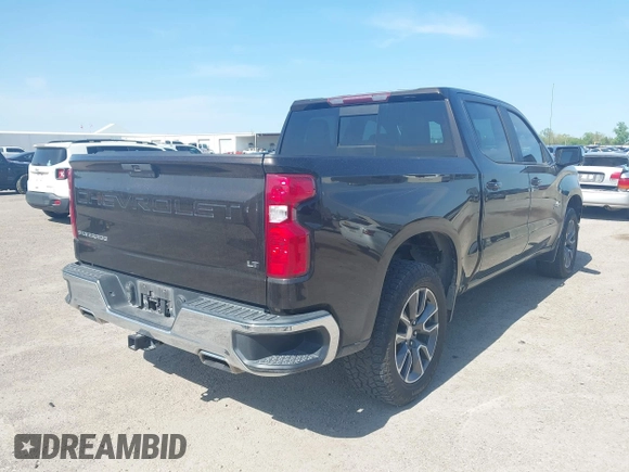 2019 Chevrolet Silverado 1500 LT with VIN 3GCUYDEDXKG174346, listed as a IAAI auction lot 41908711 with 113,054 mi miles and . Bid and sale history available at DreamBid. Image 4.