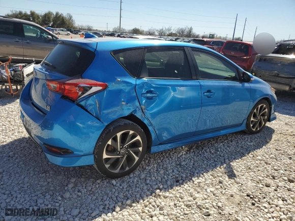 2017 Toyota Corolla iM with VIN JTNKARJE9HJ542896, listed as a Copart auction lot 48355395 with NaN miles and Salvage Title. Bid and sale history available at carsss.com. Image 3.