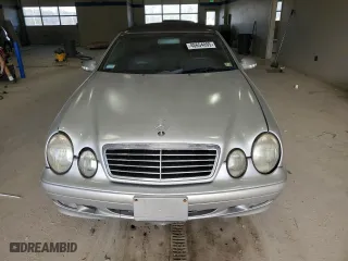 2002 Mercedes-Benz CLK-Class with VIN WDBLK65G92T114739, listed as a Copart auction lot 46654895 with 91,209 mi miles and Salvage Title. Bid and sale history available at carsss.com. Image 5.