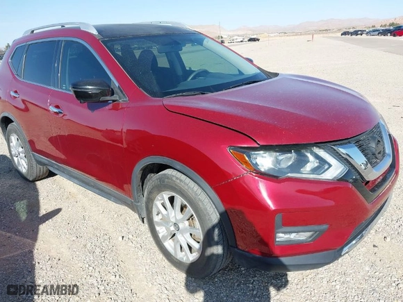 2018 Nissan Rogue S with VIN KNMAT2MT0JP538783, listed as a IAAI auction lot 42018057 with 87,333 mi miles. Bid and sale history available at carsss.com. Image 1.