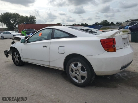 2002 Toyota Celica GT with VIN JTDDR32T420137543, listed as a Copart auction lot 71398604 with 168,767 mi miles and Salvage Title. Bid and sale history available at carsss.com. Image 2.