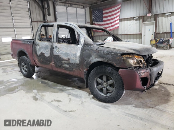 2015 Nissan Titan SV with VIN 1N6BA0EC6FN508457, listed as a Copart auction lot 47645955 with Not provided miles and Non repairable. Bid and sale history available at DreamBid. Image 4.