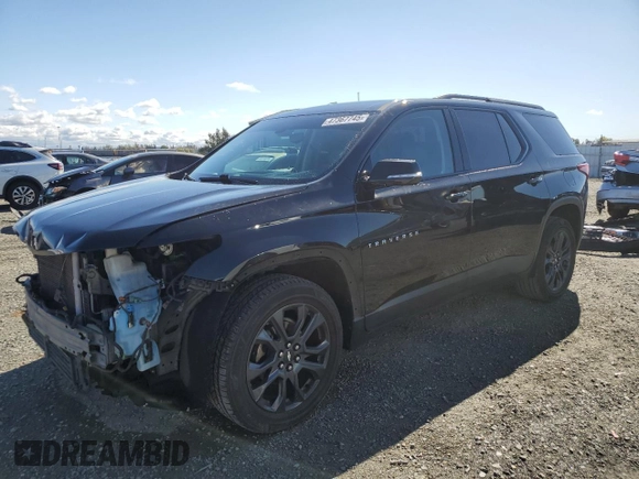 2018 Chevrolet Traverse RS with VIN 1GNERJKX6JJ146790, listed as a Copart auction lot 47367745 with 110,245 mi miles and Salvage Title. Bid and sale history available at carsss.com. Image 1.
