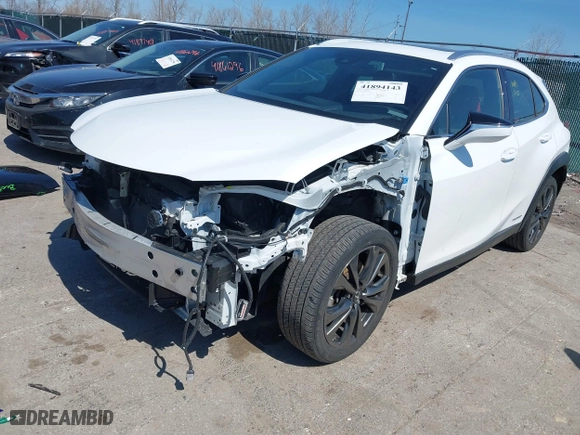 2019 Lexus UX with VIN JTHU9JBH2K2011457, listed as a IAAI auction lot 41894143 with 55,826 mi miles. Bid and sale history available at carsss.com. Image 17.