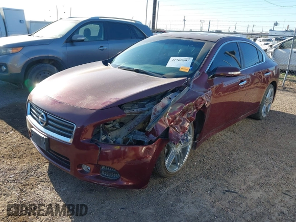 2013 Nissan Maxima S with VIN 1N4AA5AP7DC807233, listed as a IAAI auction lot 41760607 with 163,599 mi miles and . Bid and sale history available at DreamBid. Image 18.