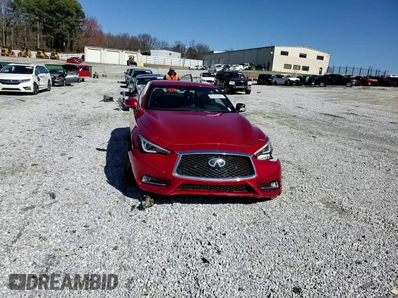 2022 Infiniti Q60 Luxe with VIN JN1EV7KKXNM600672, listed as a Copart auction lot 45350345 with 20,941 mi miles and Salvage Title. Bid and sale history available at DreamBid. Image 11.