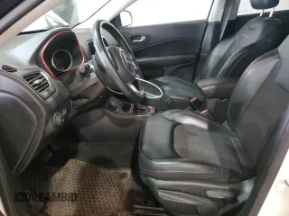 2019 Jeep Compass Trailhawk with VIN 3C4NJDDB2KT739530, listed as a Copart auction lot 55241795 with 80,541 mi miles and Salvage title. Bid and sale history available at DreamBid. Image 7.