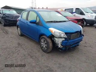 2013 Toyota Yaris L with VIN JTDKTUD30DD553855, listed as a IAAI auction lot 41485101 with 83,546 mi miles. Bid and sale history available at carsss.com. Image 1.
