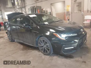 2020 Toyota Corolla SE with VIN JTDS4RCE9LJ036941, listed as a IAAI auction lot 41363034 with 87,429 mi miles. Bid and sale history available at carsss.com. Image 1.