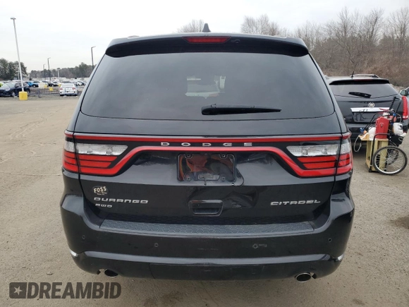 2017 Dodge Durango Citadel with VIN 1C4RDJEGXHC823407, listed as a Copart auction lot 47785995 with 180,799 mi miles and Clean Title. Bid and sale history available at carsss.com. Image 6.