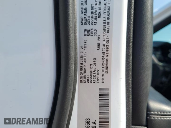2022 Jeep Grand Cherokee Altitude с VIN 1C4RJGAGXN8586563, выставлен на аукционе Copart как лот 72616844 с пробегом 33 393 миль миль и Списание • Salvage title. История ставок и продаж доступна на DreamBid. Изображение 13.