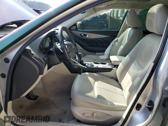 2017 Infiniti Q50 Sport with VIN JN1EV7AP7HM738218, listed as a Copart auction lot 46618795 with 96,763 mi miles and Non repairable. Bid and sale history available at DreamBid. Image 7.