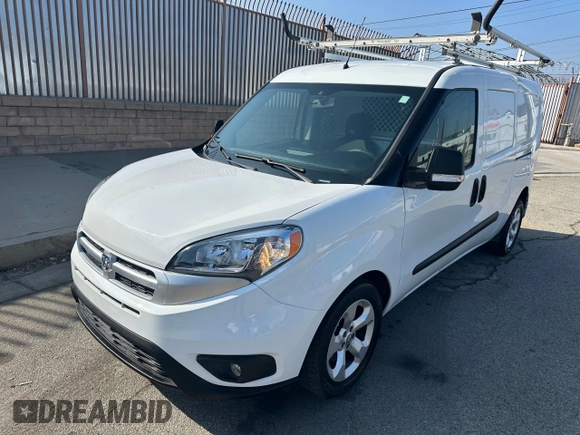 2022 Ram ProMaster City Cargo Tradesman with VIN ZFBHRFAB8N6W22817, listed as a Copart auction lot 66117855 with 34,878 mi miles and Salvage title. Bid and sale history available at DreamBid. Image 2.