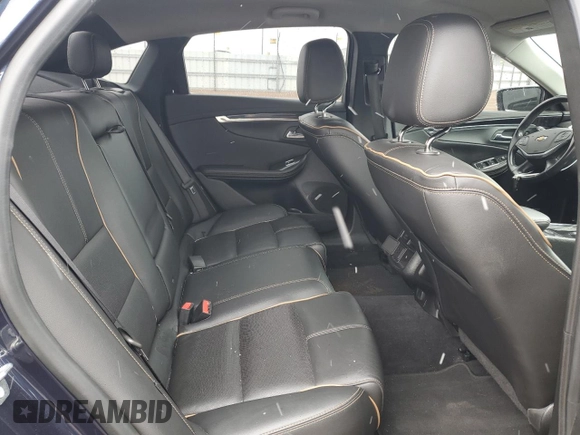 2018 Chevrolet Impala Premier with VIN 2G1125S30J9149785, listed as a Copart auction lot 53865465 with 82,582 mi miles and Salvage Title. Bid and sale history available at DreamBid. Image 10.