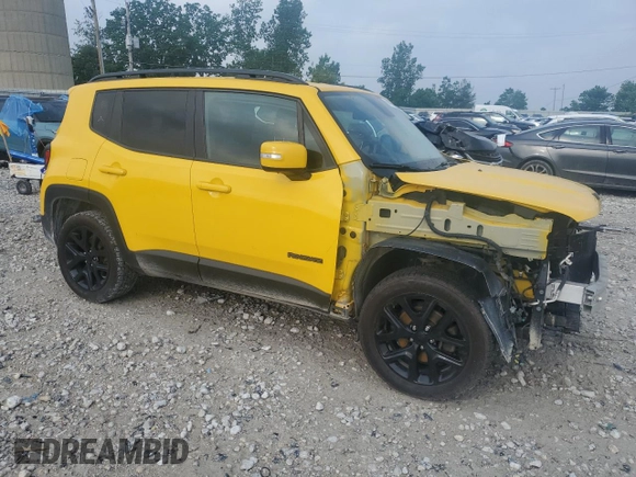 2017 Jeep Renegade Altitude with VIN ZACCJBBH2HPE97762, listed as a Copart auction lot 59161605 with 188,153 mi miles and Clean title. Bid and sale history available at DreamBid. Image 4.