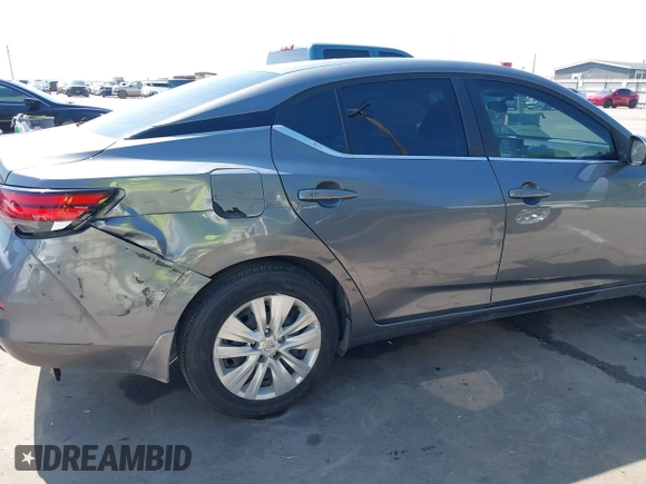 2020 Nissan Sentra S with VIN 3N1AB8BV2LY215995, listed as a IAAI auction lot 41875875 with 45,164 mi miles. Bid and sale history available at carsss.com. Image 6.