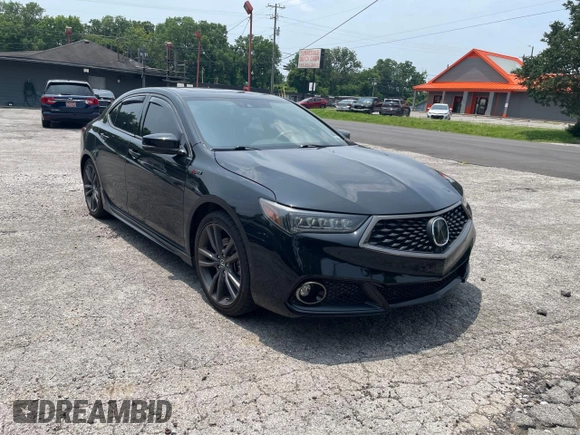 2019 Acura TLX w/A-Spec Pkg z VIN 19UUB1F63KA003695, wystawiony jako Copart lot #61098085 z przebiegiem 46 935 mil mil oraz Szkoda całkowita • Salvage title. Historia ofert i sprzedaży dostępna na DreamBid. Obrazek 1.