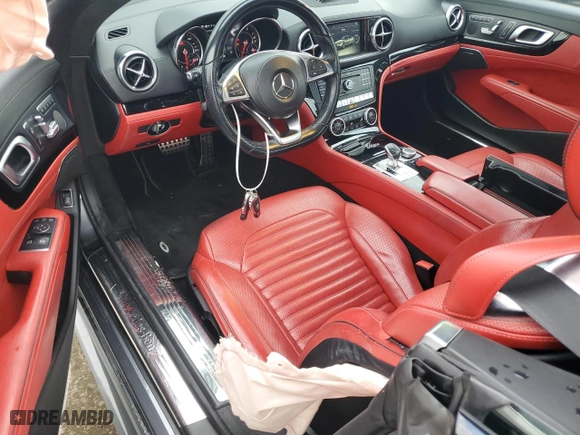 2017 Mercedes-Benz SL with VIN WDDJK6GAXHF046658, listed as a Copart auction lot 86495004 with NaN miles and Salvage Title. Bid and sale history available at carsss.com. Image 8.