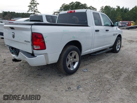 2017 Ram 1500 Express with VIN 1C6RR7FT0HS511156, listed as a IAAI auction lot 41754687 with 104,394 mi miles. Bid and sale history available at carsss.com. Image 4.