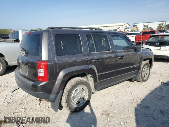 2016 Jeep Patriot Sport with VIN 1C4NJPBA0GD600795, listed as a Copart auction lot 53613385 with 133,586 mi miles and Clean Title. Bid and sale history available at carsss.com. Image 3.
