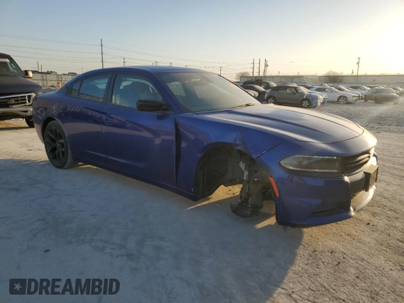 2022 Dodge Charger SXT with VIN 2C3CDXBGXNH205983, listed as a Copart auction lot 48627095 with 31,347 mi miles and Salvage Title. Bid and sale history available at DreamBid. Image 4.