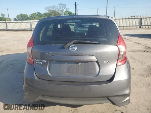 2017 Nissan Versa Note SR with VIN 3N1CE2CP2HL381726, listed as a Copart auction lot 52090365 with 80,835 mi miles and Salvage Title. Bid and sale history available at carsss.com. Image 6.