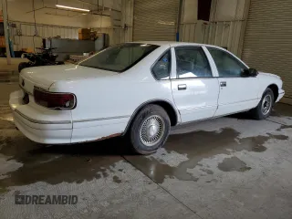 1996 Chevrolet Caprice Classic 1SA Special Value Pkg with VIN 1G1BL52W7TR102502, listed as a Copart auction lot 53508415 with 0 mi miles and Clean Title. Bid and sale history available at carsss.com. Image 3.